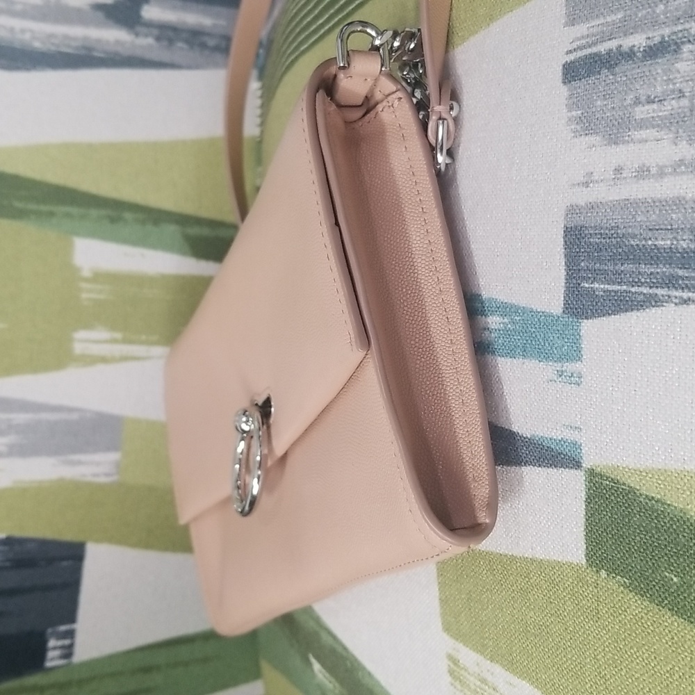 Rebecca Minkoff Jean Clutch/Shoulder Bag(Convertible) In Pink EUC - Picture 9 of 13